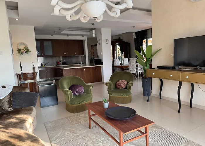 Huge Heating Penthouse With Pool Paphos